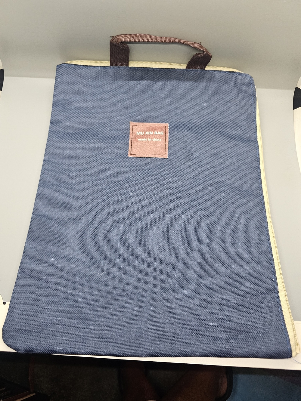 Navy Travel Document & Laptop Sleeve